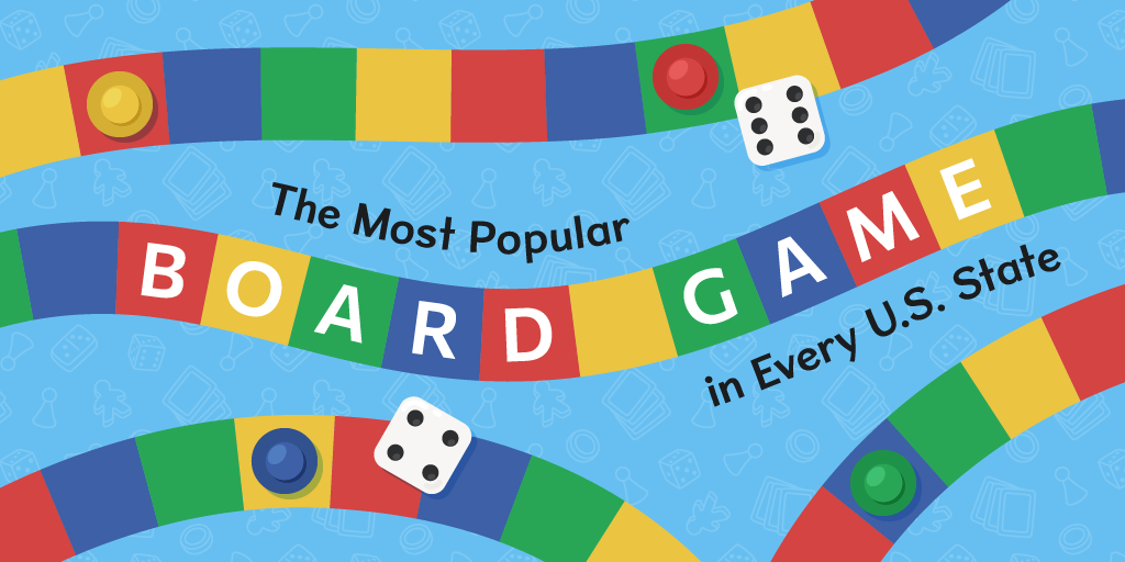 Title graphic for most popular board game by state